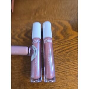 Lot Of 2 JOAH Glassify High Shine Lip Gloss Glassed GL014 Shimmer Mauve Nude